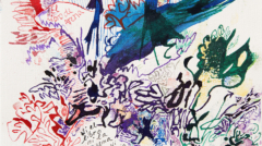 De la serie Las enciclopedias ocultas tinta y oleo sobre papel 25 x 17 cm (2021)