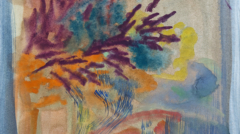 Dolores Castaño Deja vu 2021 Acuarela sobre papel 26,5 x 37