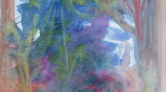 Dolores Castaño La totalidad 2021 Acuarela sobre papel 26,5 x 37 cm