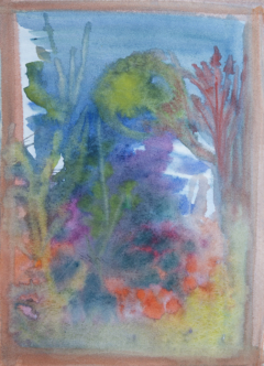 Dolores Castaño La totalidad 2021 Acuarela sobre papel 26,5 x 37 cm