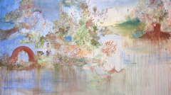 Parecían muchas pero era una sola 2,42 x 1,32 Acrílico sobre tela